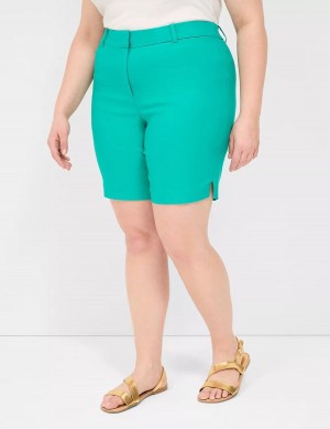 Lane Bryant 4-Season Bermuda Pantaloncini Donna Verde Acqua Chiaro | YEX5158HZ