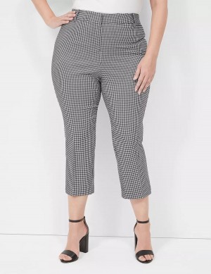 Lane Bryant 4-Season Slim Capri Pantaloni Donna Nere | NEJ3895ZB