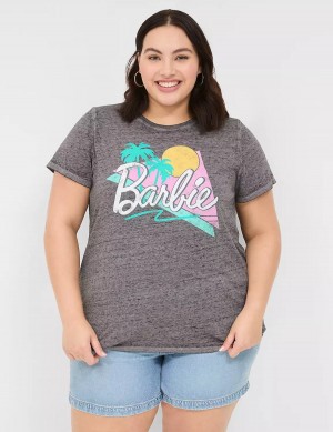 Lane Bryant Barbie Graphic Tee Magliette Donna Grigie | CJV521OH