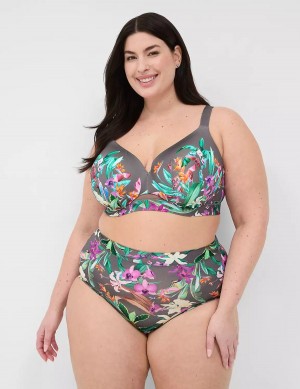 Lane Bryant Comfort Bliss Lightly Lined Full Coverage Bralette Donna Verdi Colorate | MNC8971XG