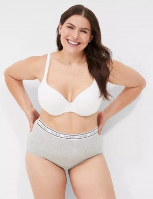 Lane Bryant Cotton Full With Wide Waistband Slip Donna Grigie | NMA3996CL