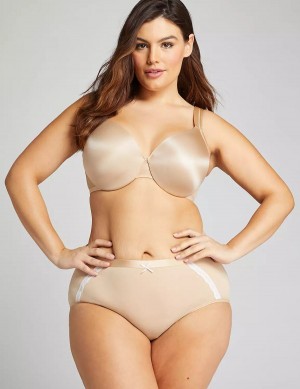 Lane Bryant Extra Soft Full Slip Donna Beige | UHP9816OR