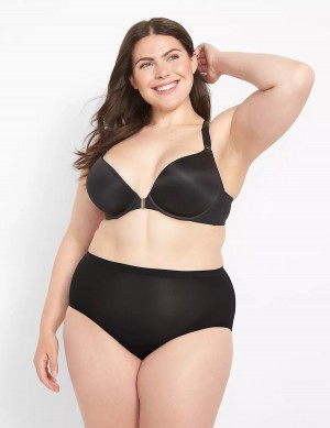 Lane Bryant Front-Close Boost Plunge Bralette Donna Nere | ASE5015XA