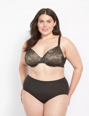 Lane Bryant Invisible Lace Backsmoother Lightly Lined Full Coverage Bralette Donna Nere | IXL17DY