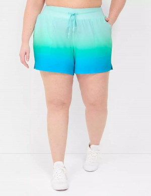 Lane Bryant LIVI Stretch Woven Pantaloncini Donna Verdi | JMW5586MI