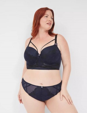 Lane Bryant Longline Boost Reggiseno A Balconcino Donna Blu | WGB5841ZY