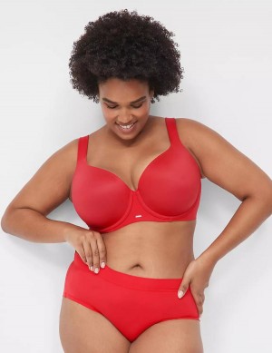 Lane Bryant Modern Luxe Lightly Lined Reggiseno A Balconcino Donna Rosse | DQG7858JY