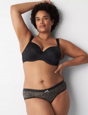 Lane Bryant No-Show Mutandine Hipster Donna Nere | VER2080XB