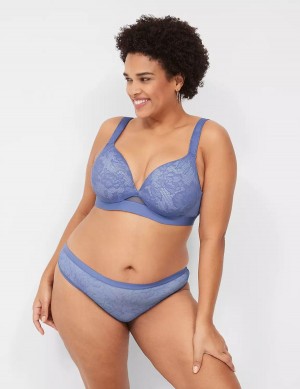 Lane Bryant No-Show Mutandine Perizoma Donna Blu | UZJ1398MT