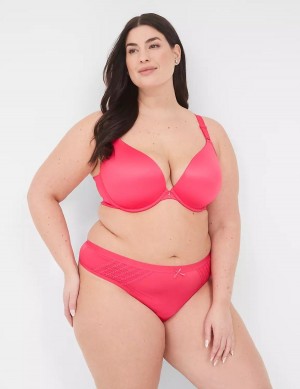 Lane Bryant No-Show With Lace Trim Mutandine Perizoma Donna Rosse Scuro | JCC2347TA