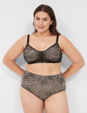 Lane Bryant No-Wire with Lace Bralette Donna Nere | DHD3813IL