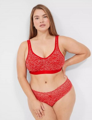 Lane Bryant No-Wire with Lace Reggiseno Sfoderato Donna Rosse | GMA4330SF