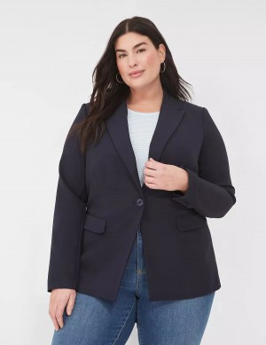 Lane Bryant Perfect Drape Blazer Donna Blu | RFY9972RA