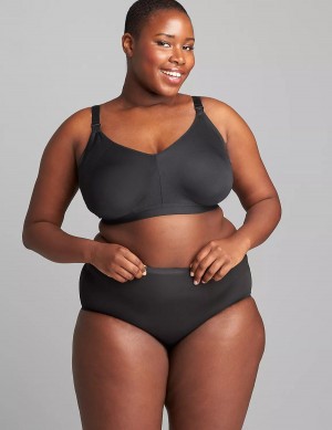 Lane Bryant Seamless Lightly Lined Nursing Bralette Donna Nere | GPX7759AR