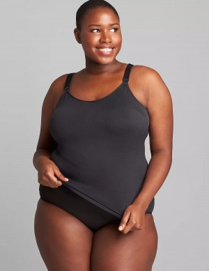 Lane Bryant Seamless Nursing Cami Bralette Donna Nere | NDI4457LO