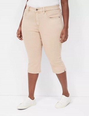 Lane Bryant Signature Fit High-Rise Color Pedal Jeans Donna Marroni | NBZ3646YF