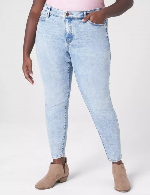 Lane Bryant Signature Fit Skinny Jeans Donna Blu Chiaro | MHC8476BF