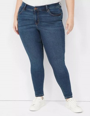 Lane Bryant Signature Fit Skinny Jeans Donna Blu | UKT8377SS