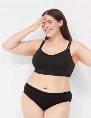 Lane Bryant Strappy Seamless Bralette Donna Nere | TAA116SQ