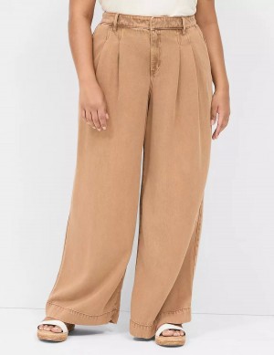 Lane Bryant Wide Leg Trouser Fluid Jeans Donna Marroni | TJQ4167AC