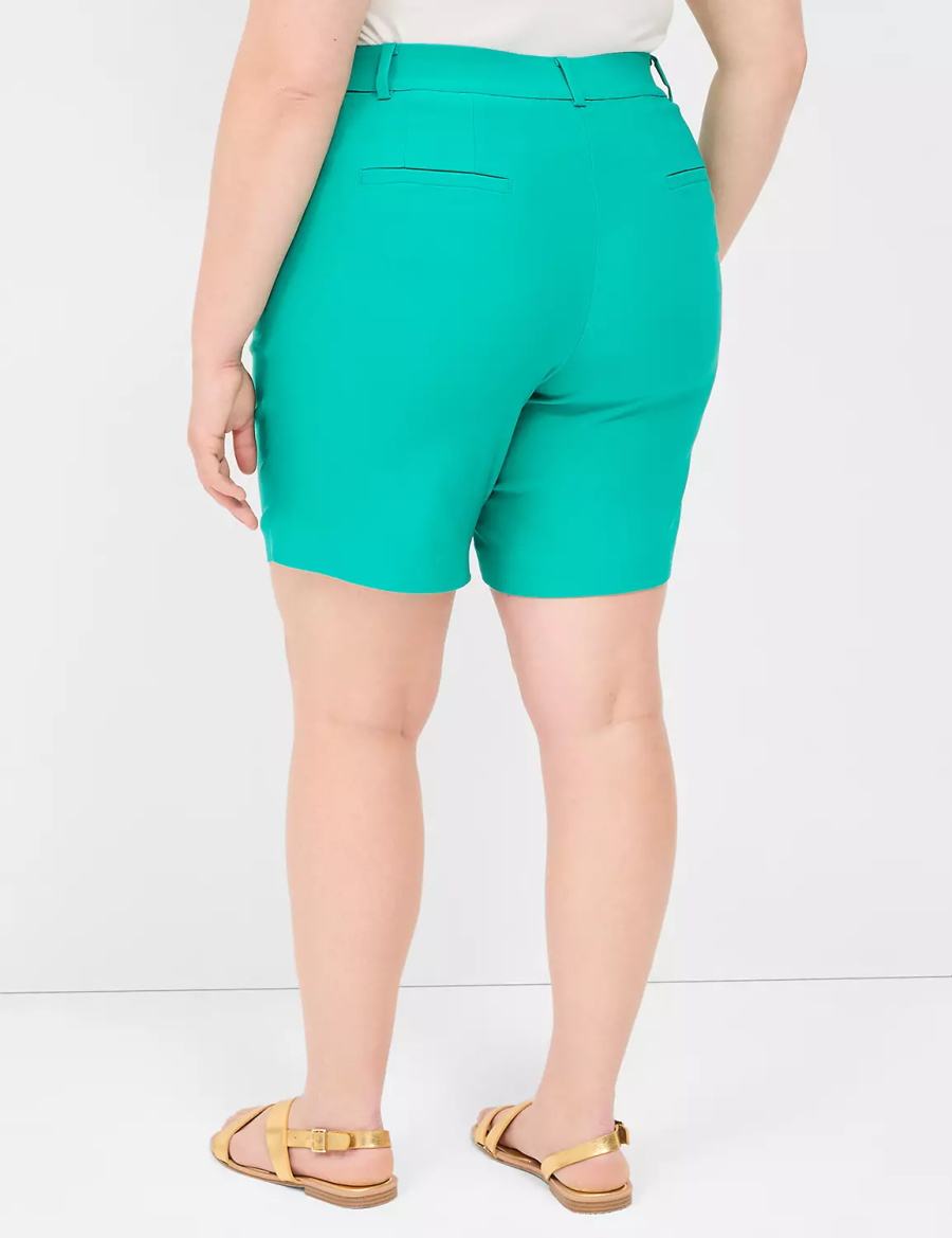 Lane Bryant 4-Season Bermuda Pantaloncini Donna Verde Acqua Chiaro | YEX5158HZ