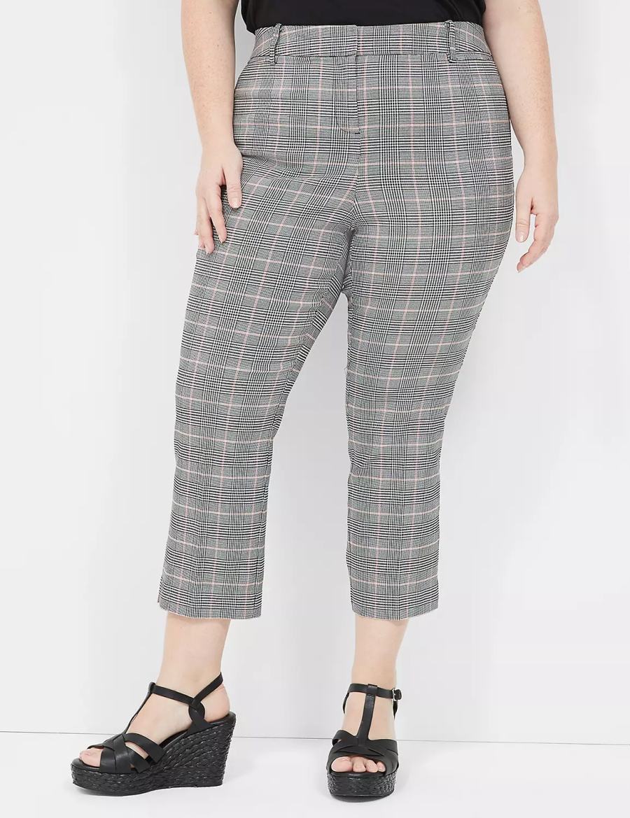 Lane Bryant 4-Season Slim Capri Pantaloni Donna Nere | JNR9923MO