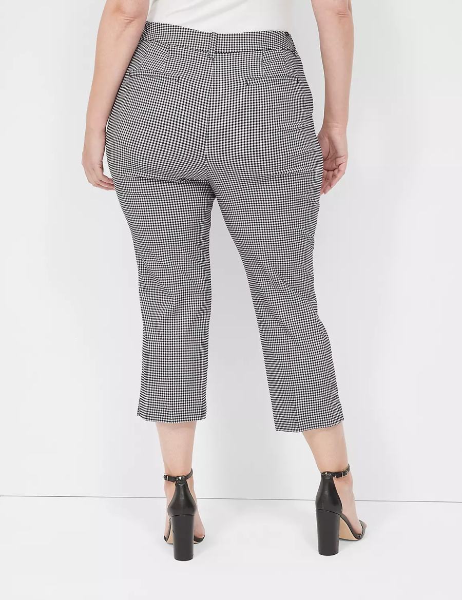 Lane Bryant 4-Season Slim Capri Pantaloni Donna Nere | NEJ3895ZB