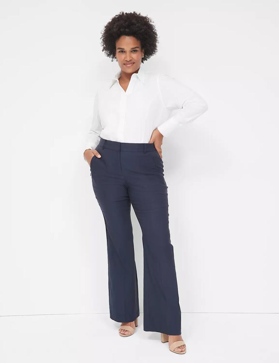 Lane Bryant Boot 4-Season Pantaloni Donna Blu | MRB7827SV