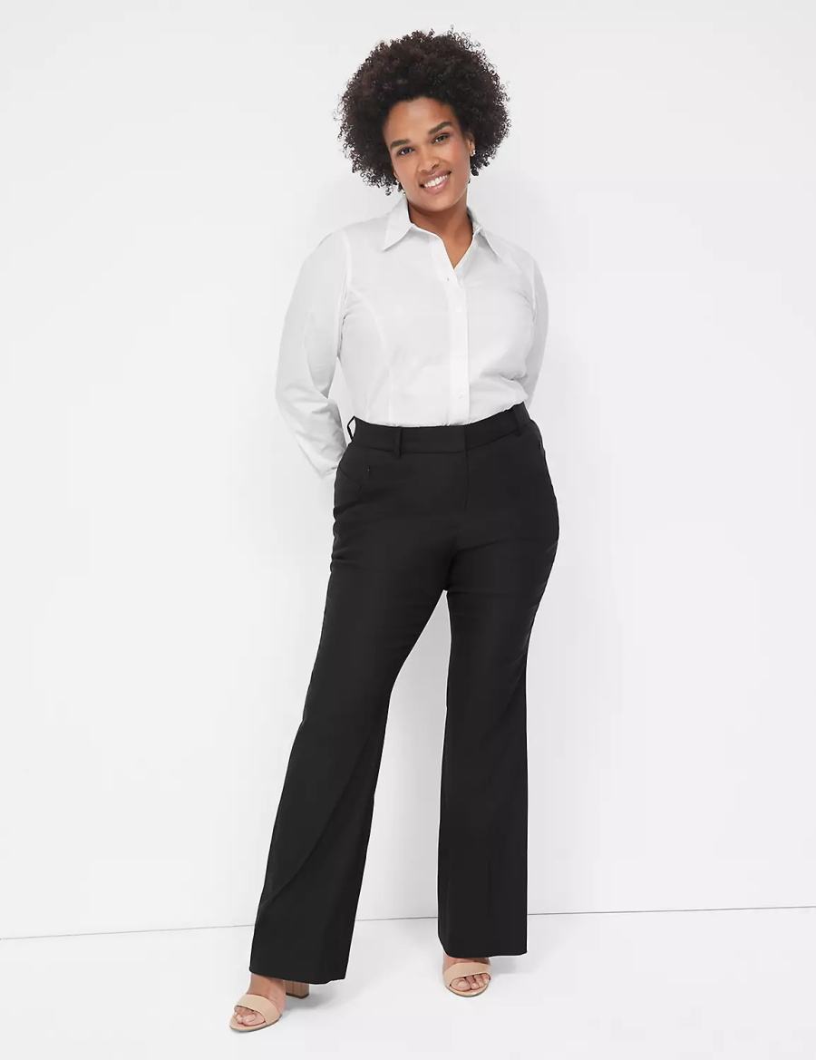 Lane Bryant Boot 4-Season Pantaloni Donna Nere | VIR8331RT