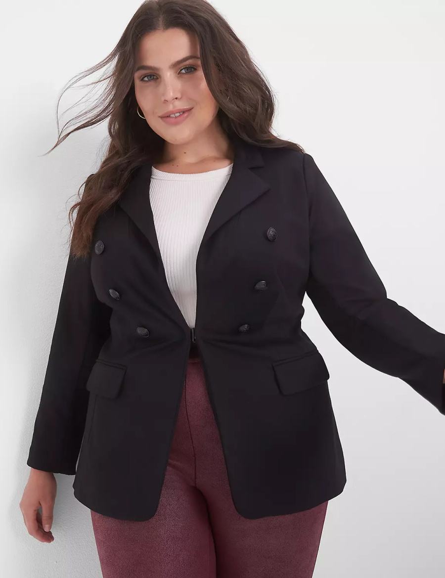 Lane Bryant Bryant Blazer Donna Nere | SER1893CL