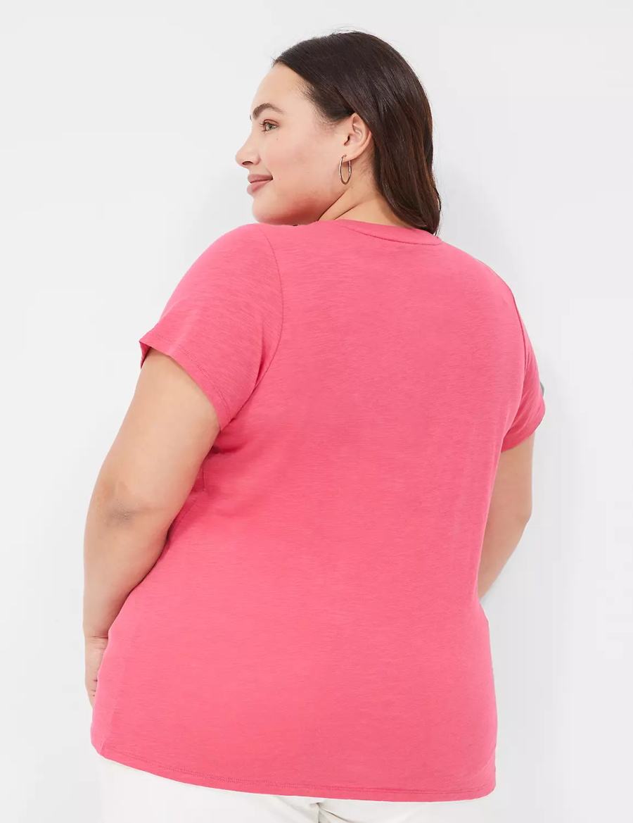 Lane Bryant Coca-Cola Graphic Tee Magliette Donna Rosa | CVM163HK