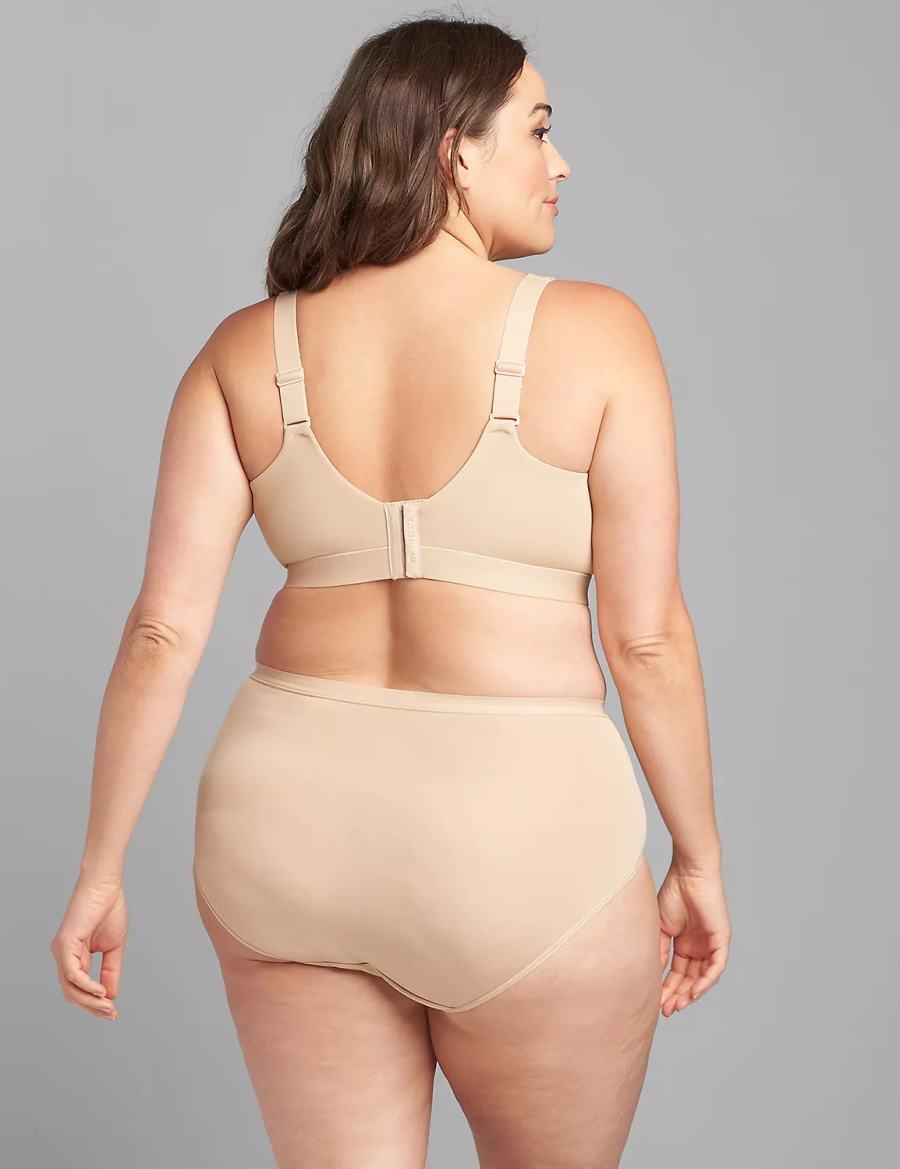 Lane Bryant Comfort Bliss Lightly Lined No-Wire Bralette Donna Beige | DLG141SM