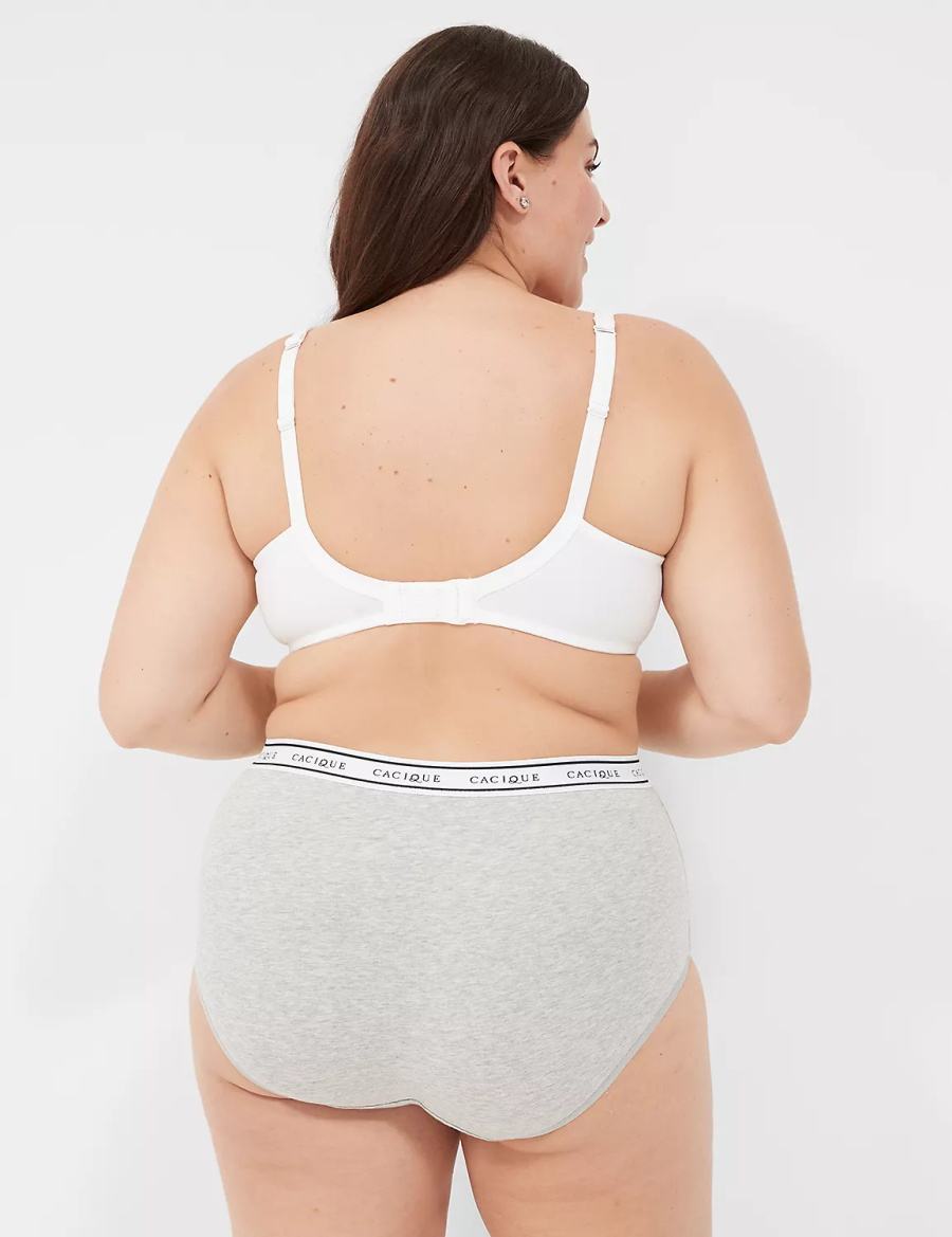 Lane Bryant Cotton Full With Wide Waistband Slip Donna Grigie | NMA3996CL