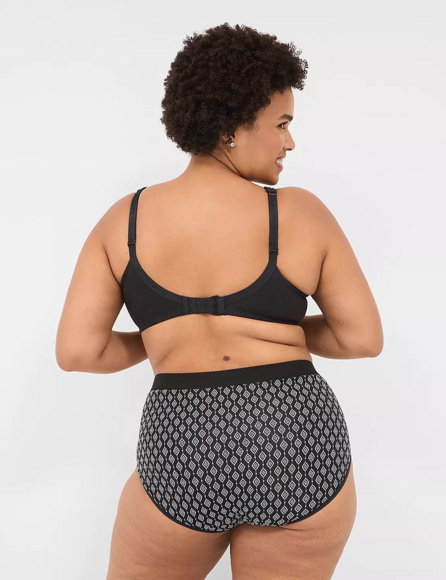 Lane Bryant Cotton Full With Wide Waistband Slip Donna Nere | HQR1468OI