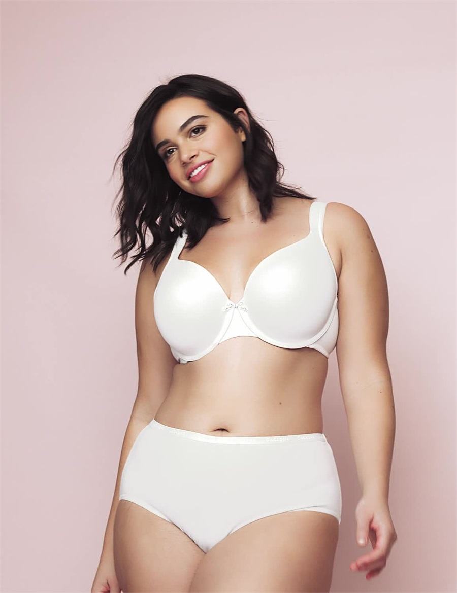 Lane Bryant Cotton Lightly Lined Full Coverage Bralette Donna Bianche | ZNI7440RF