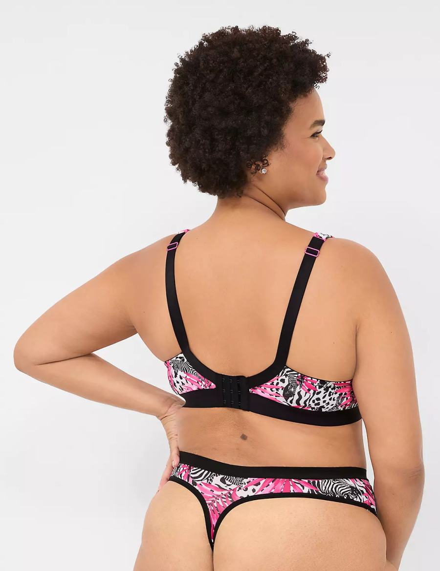 Lane Bryant Crush Microfiber French Mutandine Perizoma Donna Rosa | RLZ8333ZM