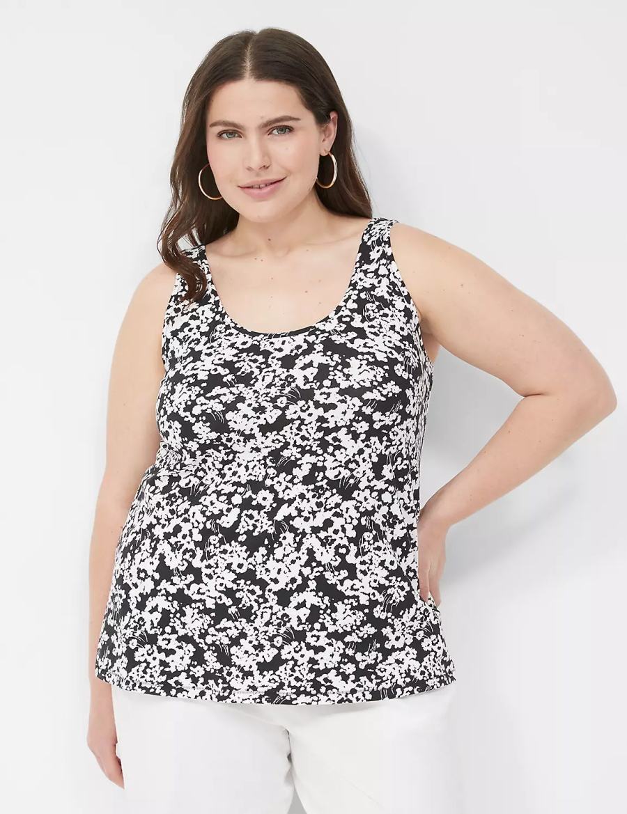 Lane Bryant Double Scoop Canotta Donna Nere | GIW5586TU