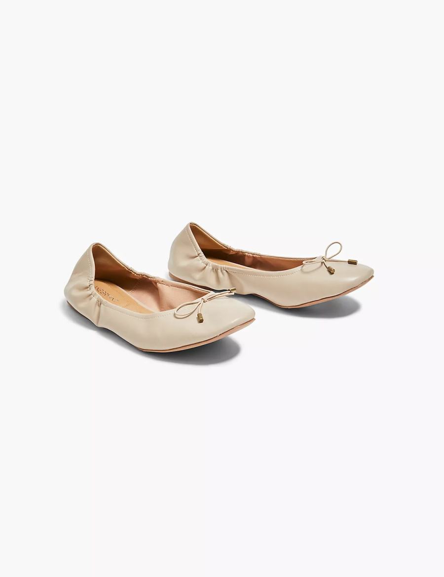 Lane Bryant Dream Cloud Bow Ballerine Donna Grigie Marroni | TXF2811MP