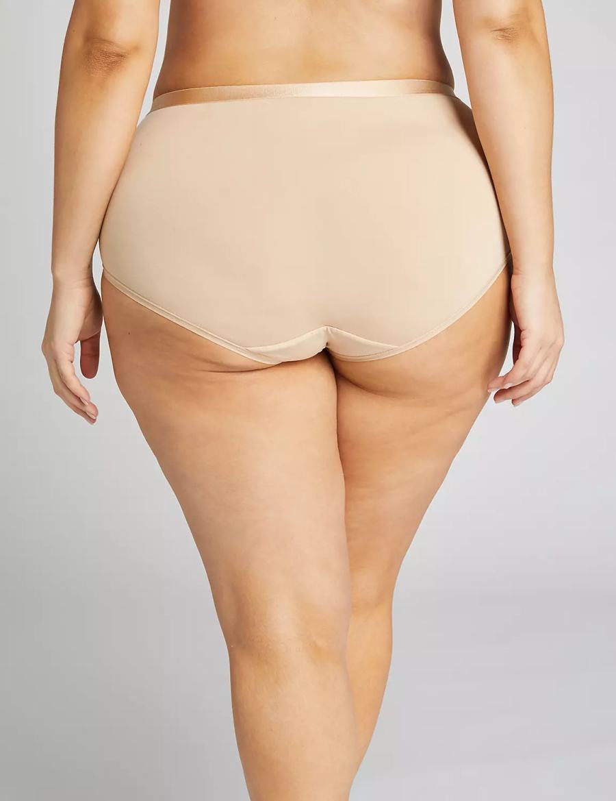 Lane Bryant Extra Soft Full Slip Donna Beige | UHP9816OR