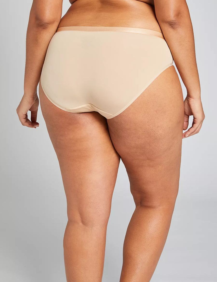 Lane Bryant Extra Soft Mutandine Hipster Donna Beige | ZUV874NI