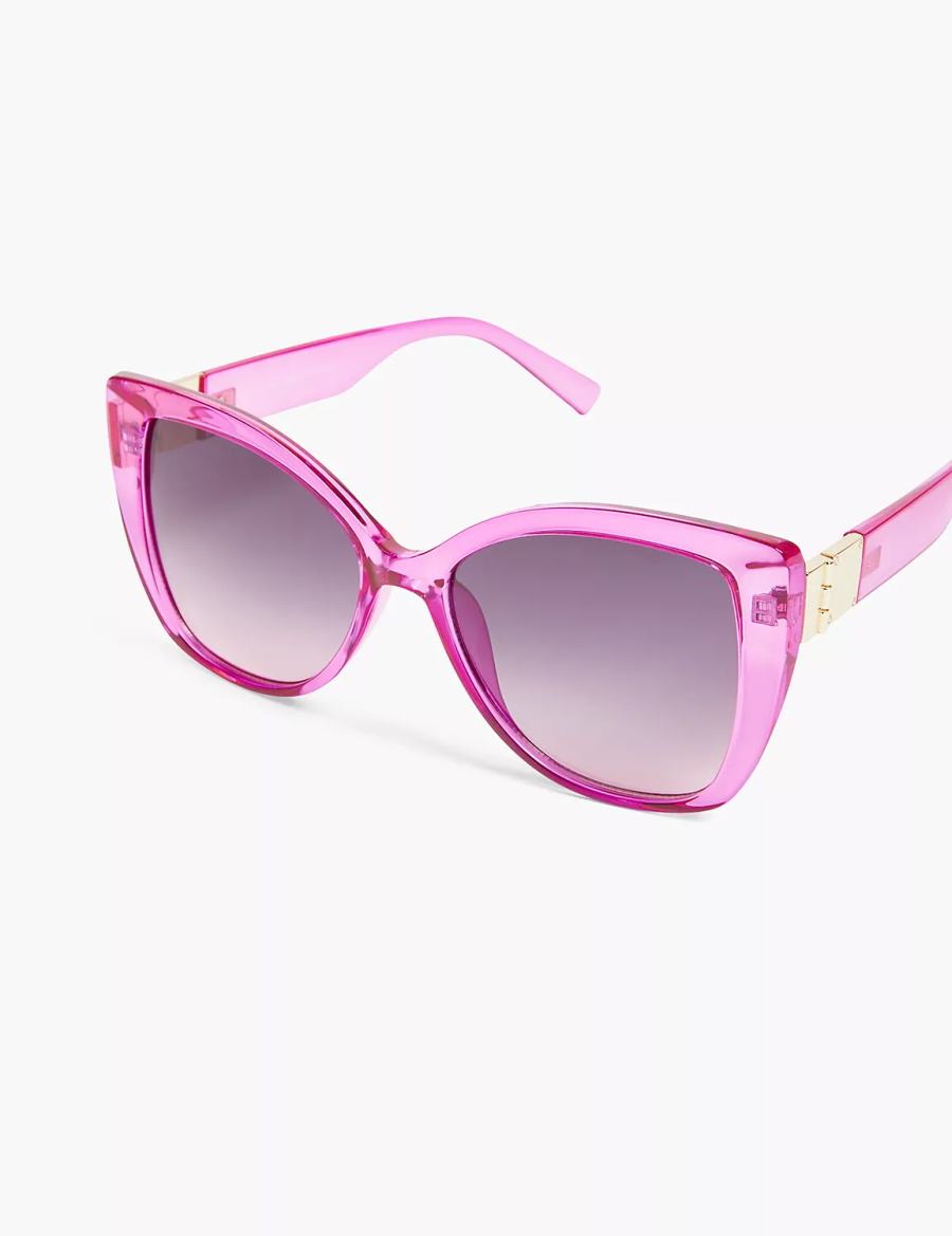 Lane Bryant Fuchsia Jelly Cateye Occhiali da Sole Donna Viola | WIP4881VH