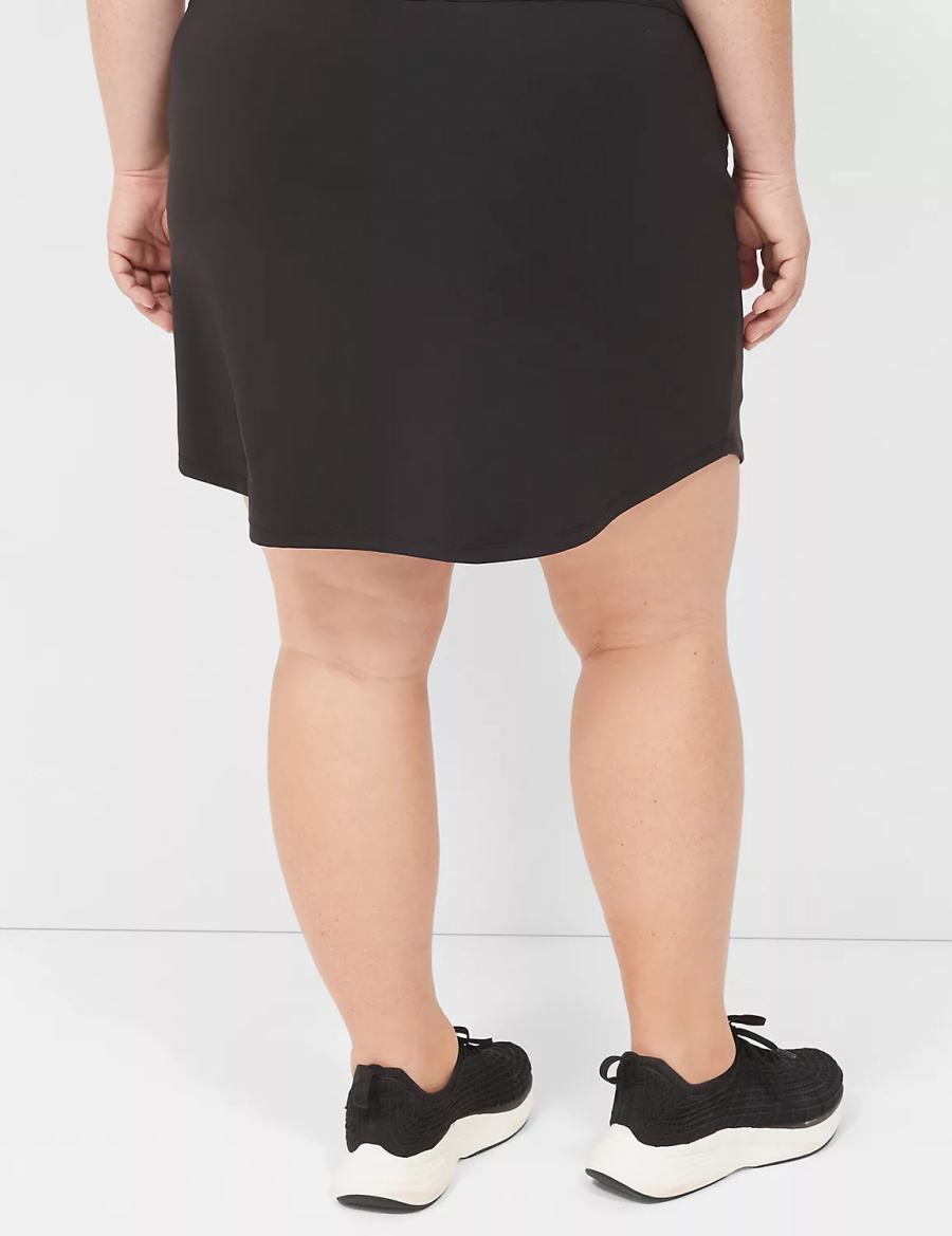 Lane Bryant LIVI Knit Pantaloncini Donna Nere | BIO4846WQ