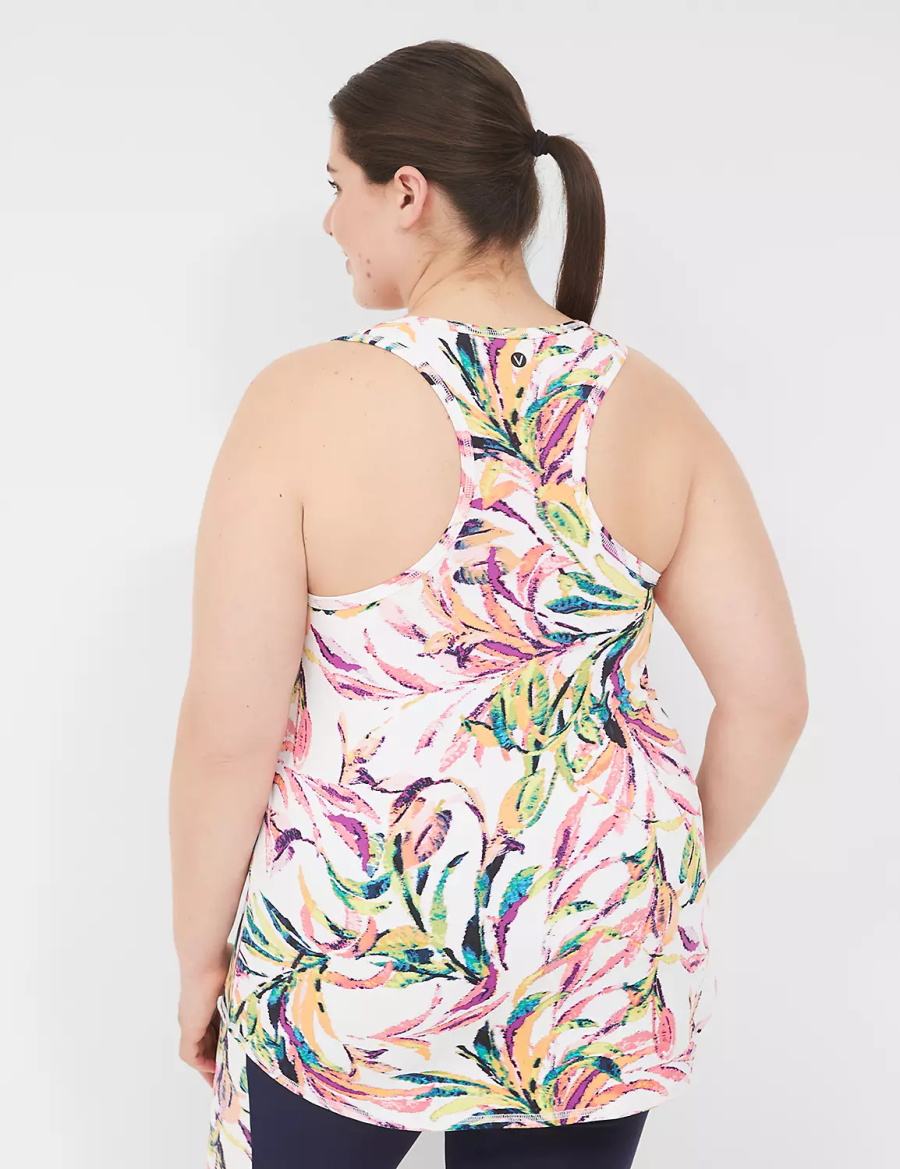 Lane Bryant LIVI Scoop-Neck Wicking Racerback Canotta Donna Colorate | LHV2395LA