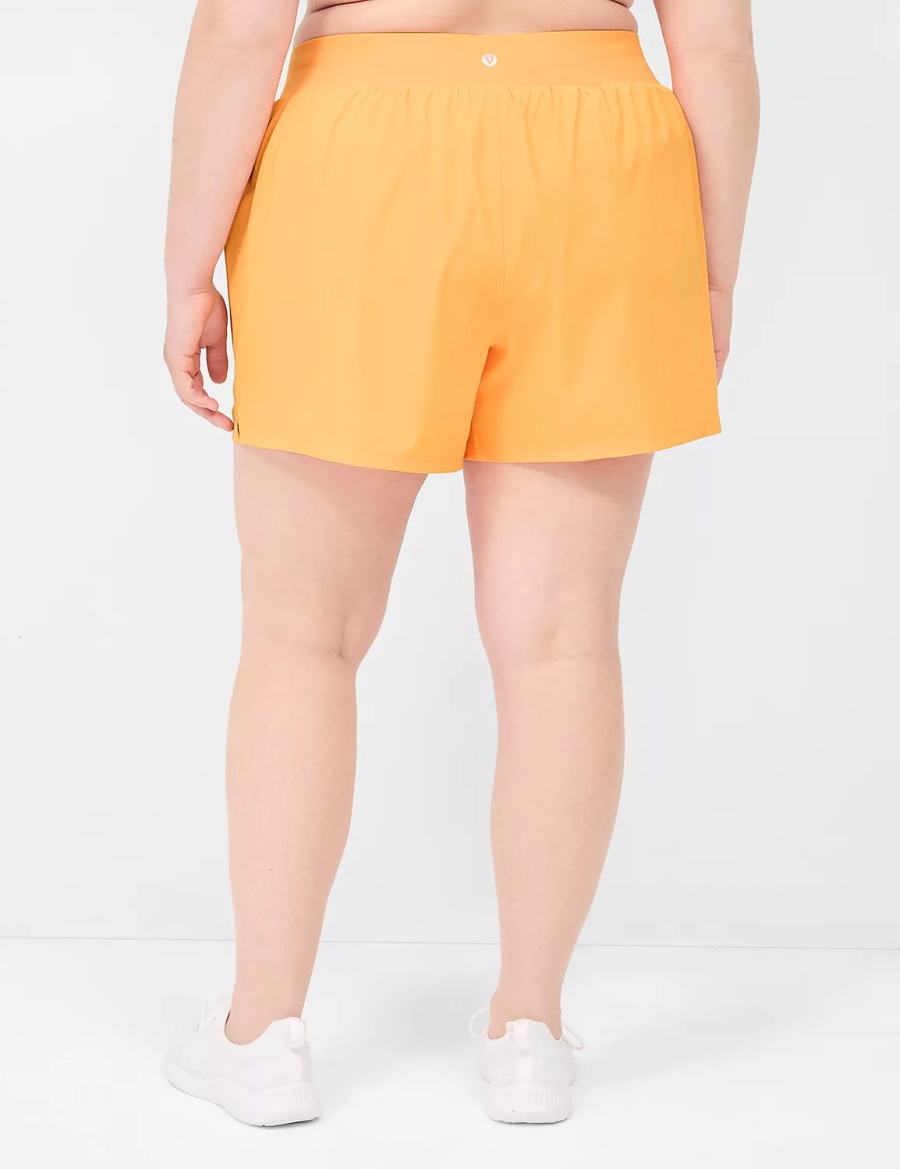 Lane Bryant LIVI Stretch Woven Pantaloncini Donna Arancioni | YSG299DZ