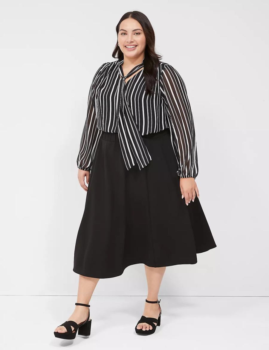 Lane Bryant Lena Gonne Donna Nere | EVZ555HA