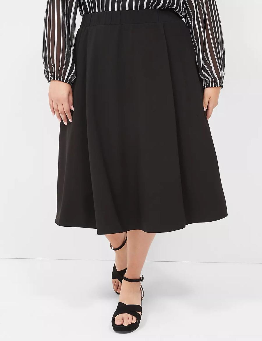 Lane Bryant Lena Gonne Donna Nere | EVZ555HA