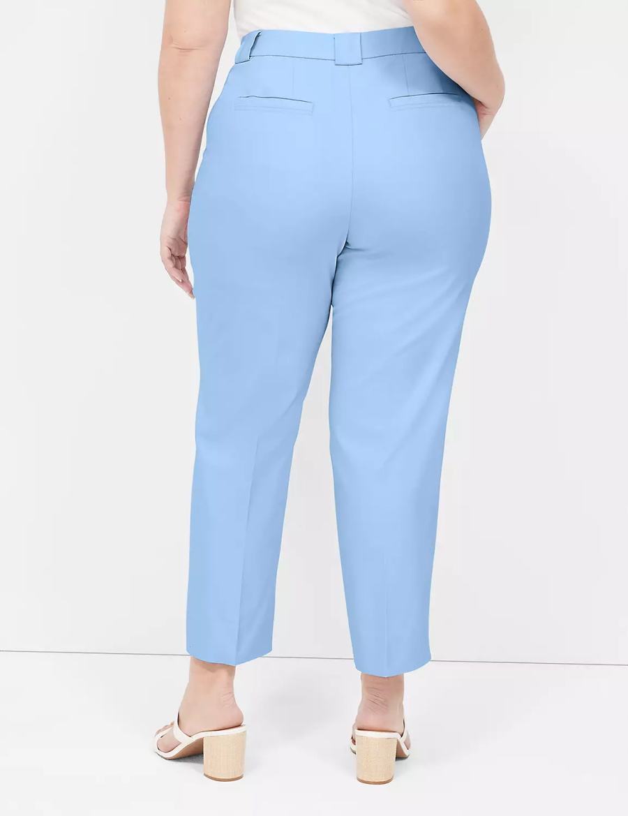 Lane Bryant Modern Straight Ankle Pantaloni Donna Blu | OZY2081JT