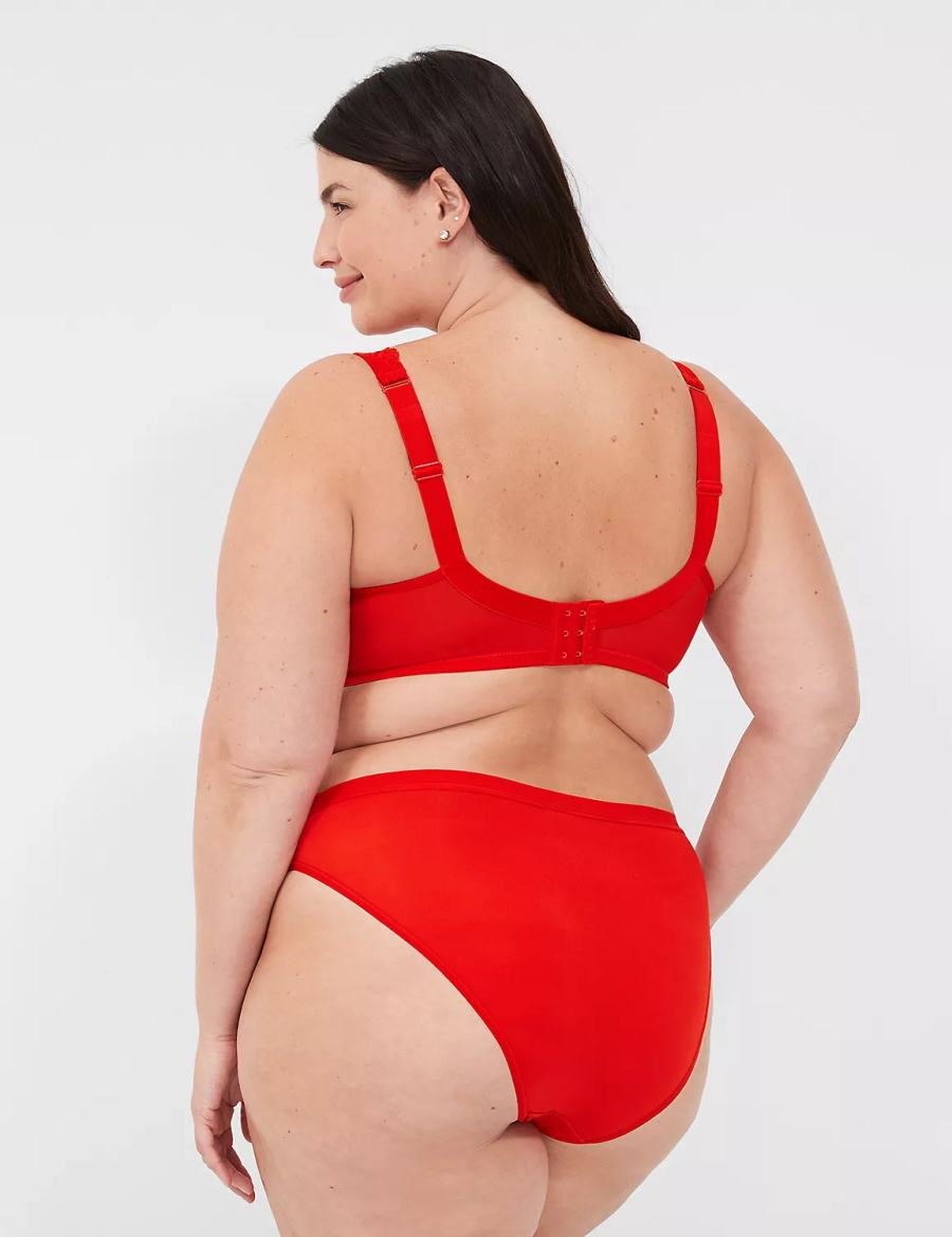 Lane Bryant No-Show French Cut Slip Donna Rosse | IHO8460IP