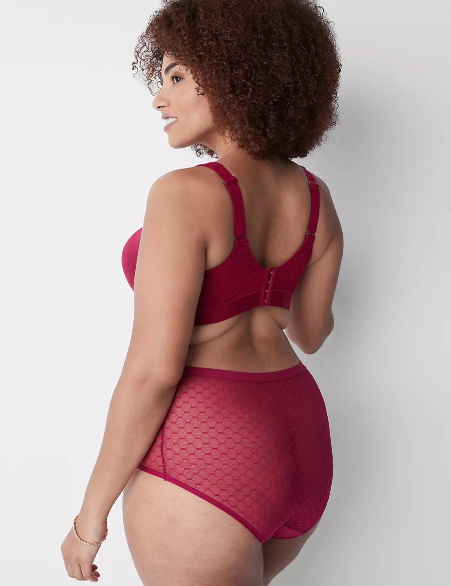 Lane Bryant No-Show Full with Lace Slip Donna Rosse | ZYB8536RS