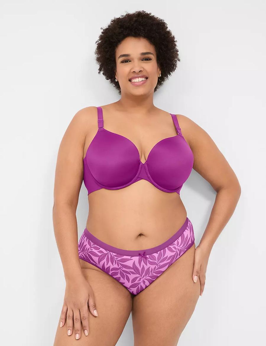 Lane Bryant No-Show Mutandine Hipster Donna Viola | MHF8179VT